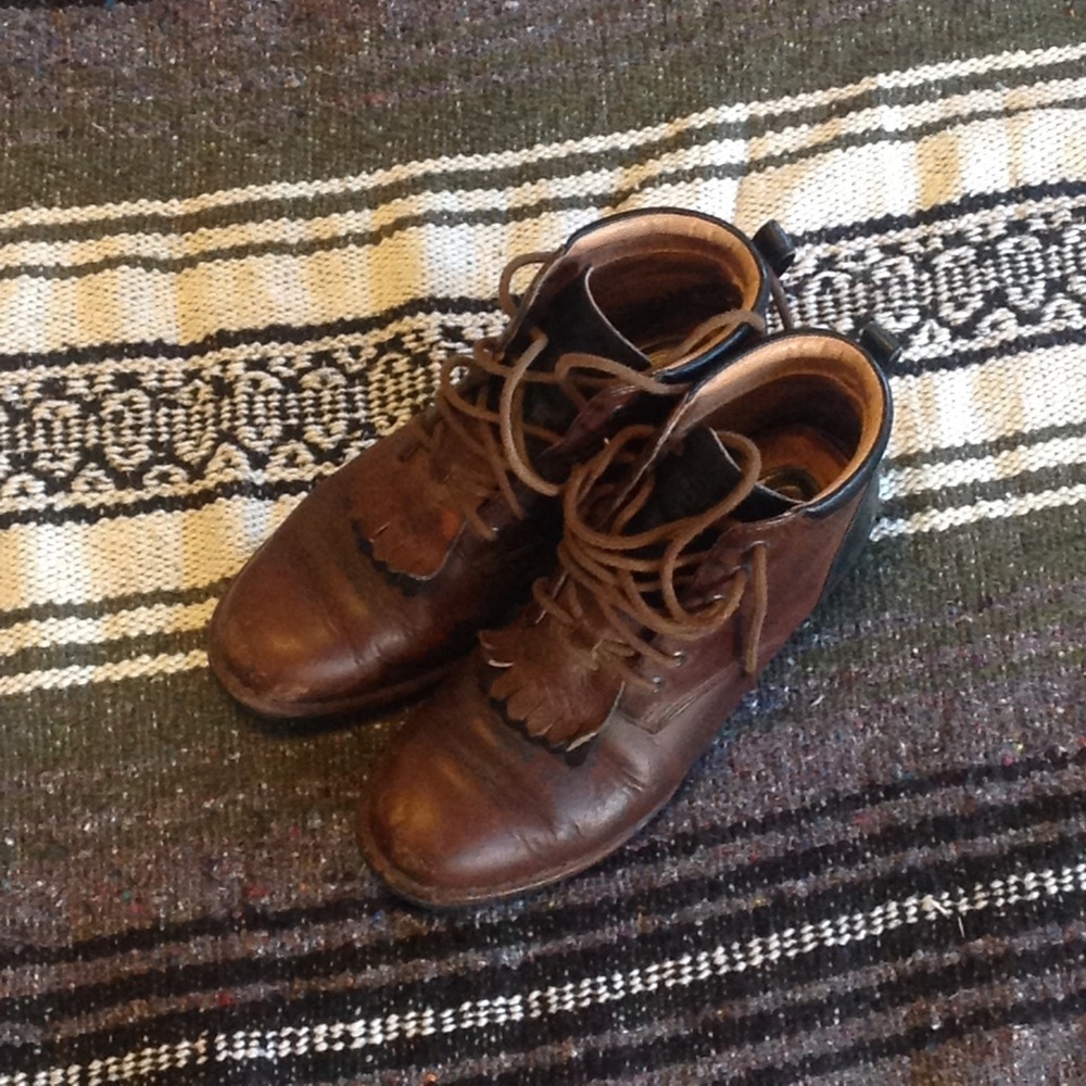 Rocky Western Lace up Cuffed Ankle Boot-Sz 6.5 MW